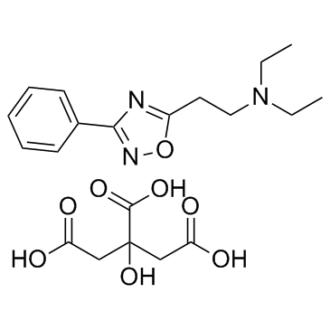 Oxolamine (citrate) structure
