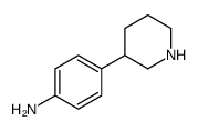 4-(piperidin-3-yl)aniline Structure