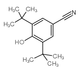 3,5-二-叔-丁基-4-羟基苯甲腈结构式
