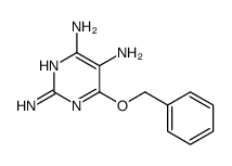 2,​4,​5-​Pyrimidinetriamine, 6-​(phenylmethoxy)​- Structure