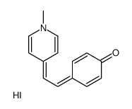 4-[2-(4-Hydroxyphenyl)vinyl]-1-methylpyridinium iodide结构式