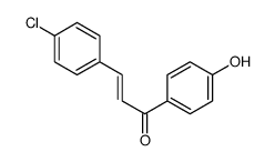 3-(4-chlorophenyl)-1-(4-hydroxyphenyl)prop-2-en-1-one Structure
