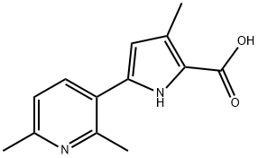 5-(2,6-二甲基吡啶-3-基)-3-甲基-1H-吡咯-2-羧酸图片