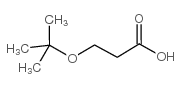 3-叔丁氧基丙酸结构式