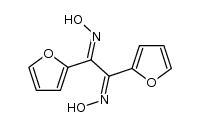 1-[(Z)-Hydroxyimino]-2-[(E)-hydroxyimino]-1,2-di(2-furanyl)ethane结构式