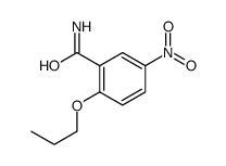 5-nitro-2-propoxybenzamide结构式