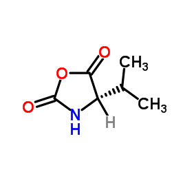 (4S)-4-Isopropyl-1,3-oxazolidine-2,5-dione Structure