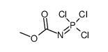 trichlorophosphoranylidene-carbamic acid methyl ester结构式