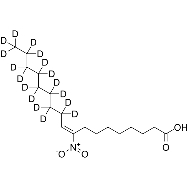 9-Nitrooleate-d17 Structure