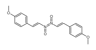 Bis-(β-nitroso-4-methoxy-styrol)结构式