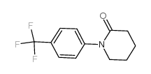 1-(4-三氟甲基-苯基)-哌啶-2-酮结构式
