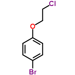 1-Bromo-4-(2-chloroethoxy)benzene Structure