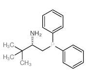 (S)-1-(DIPHENYLPHOSPHINO)-3,3-DIMETHYLBUTAN-2-AMINE Structure