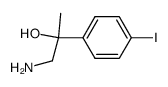1-amino-2-(4-iodophenyl)propan-2-ol结构式