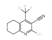 2-疏基-4-三氟甲基-5,6,7,8-四氢喹啉-3-甲腈结构式