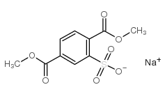 2-磺基-1,4-苯二甲酸钠1,4-二甲基酯结构式