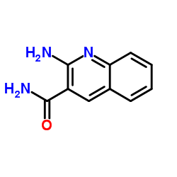 2-氨基喹啉-3-甲酰胺结构式