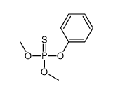 O,O-Dimethyl O-phenyl phosphorothioate Structure