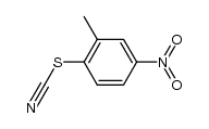 2-methyl-4-nitro-phenyl thiocyanate结构式