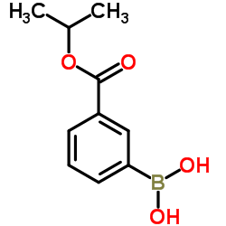 3-(异丙氧基羰基)苯硼酸结构式