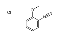 2-methoxybenzenediazonium,chloride Structure