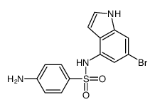 4-amino-N-(6-bromo-1H-indol-4-yl)benzenesulfonamide Structure