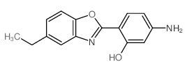 5-Amino-2-(5-ethyl-benzooxazol-2-yl)-phenol Structure