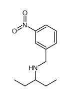 N-[(3-nitrophenyl)methyl]pentan-3-amine结构式