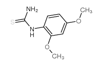 (2,4-二甲氧基苯基)硫脲结构式