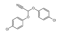 2,2-bis(4-chlorophenoxy)acetonitrile结构式