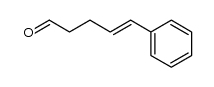 trans-5-phenyl-4-pentenal Structure