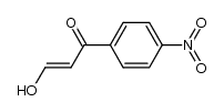 3-Hydroxy-1-(4-nitro-phenyl)-prop-2-en-1-on结构式