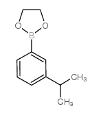 3-Isopropylbenzeneboronic acid ethylene glycol cyclic ester structure