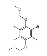 1-bromo-2,5-bis(methoxymethoxy)-3,4,6-trimethylbenzene Structure