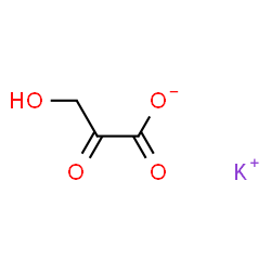 3-HYDROXY-2-OXOPROPIONIC ACID POTASSIUM SALT structure