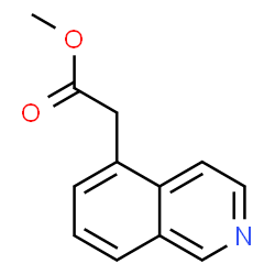 5-Isoquinolineacetic acid, Methyl ester结构式