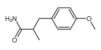 3-(4'-methoxyphenyl)-2-methyl-propanamide Structure