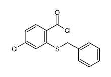 2-(Benzylsulfanyl)-4-chlorobenzoyl chloride结构式
