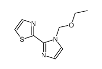 2-(1-ethoxymethyl-1H-imidazol-2-yl)-thiazole结构式