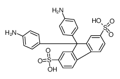 9,9-bis(4-aminophenyl)fluorene-2,7-disulfonic acid Structure