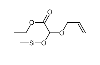 ethyl 2-prop-2-enoxy-2-trimethylsilyloxyacetate结构式
