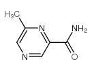 6-甲基吡嗪-2-甲酰胺结构式