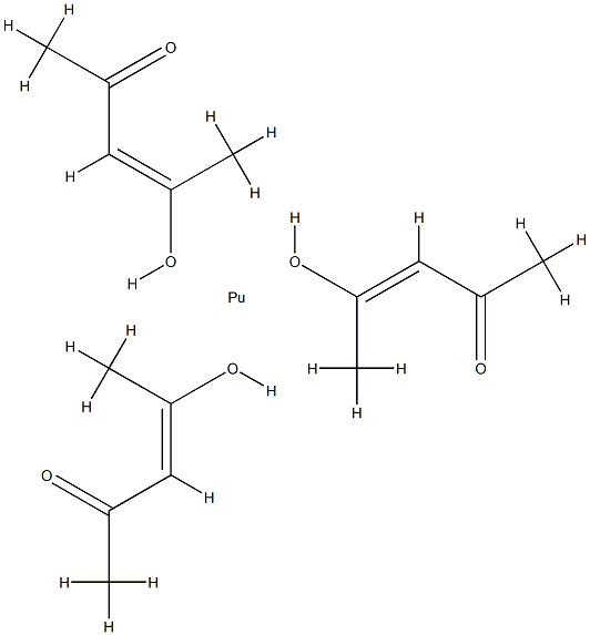 tris(pentane-2,4-dionato-O,O')plutonium structure