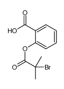 2-(2-bromo-2-methylpropanoyl)oxybenzoic acid Structure