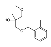 1-methoxy-2-methyl-3-[(2-methylphenyl)methoxy]propan-2-ol Structure