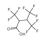 4,4,4-trifluoro-2,3-bis-trifluoromethyl-butyric acid Structure