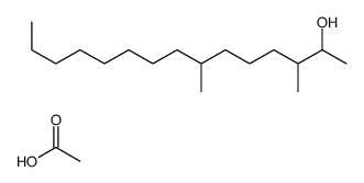 Acetic acid 1,2,6-trimethyltetradecyl ester结构式