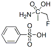 3-fluoro-DL-[2-2H]alanine benzenesulphonate结构式