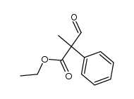 2-Phenyl-2-(ethoxycarbonyl)propionaldehyde Structure