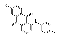 6-chloro-1-(4-methylanilino)anthracene-9,10-dione Structure